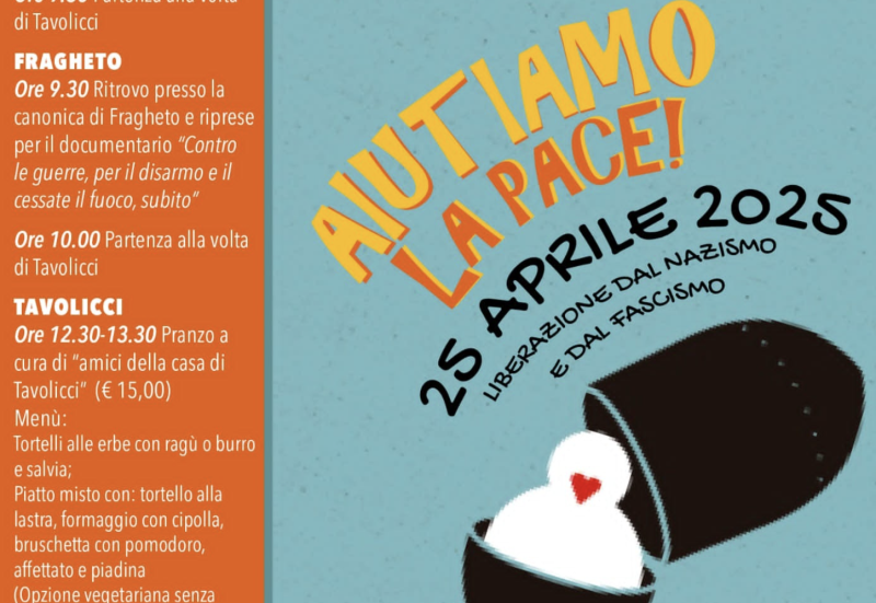La camminata della memoria e della pace da Fragheto a Tavolicci per il 25 aprile